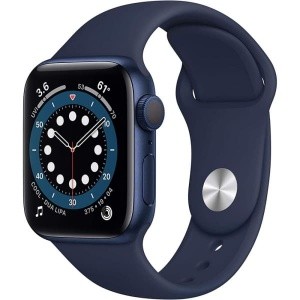 Apple Watch Series 6, 40 мм, синего цвета, спортивный ремешок — купить в Санкт-Петербурге