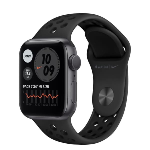 Apple Watch Series 6 NIKE+, 40 мм, "Серый космос", спортивный ремешок