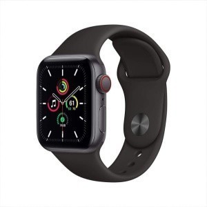 Apple Watch SE, 40 мм, "Серый космос", спортивный ремешок — купить в Санкт-Петербурге