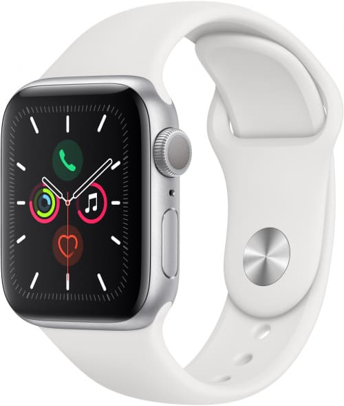 Apple Watch Series 5 GPS, 44mm Silver Aluminium (MWVD2)