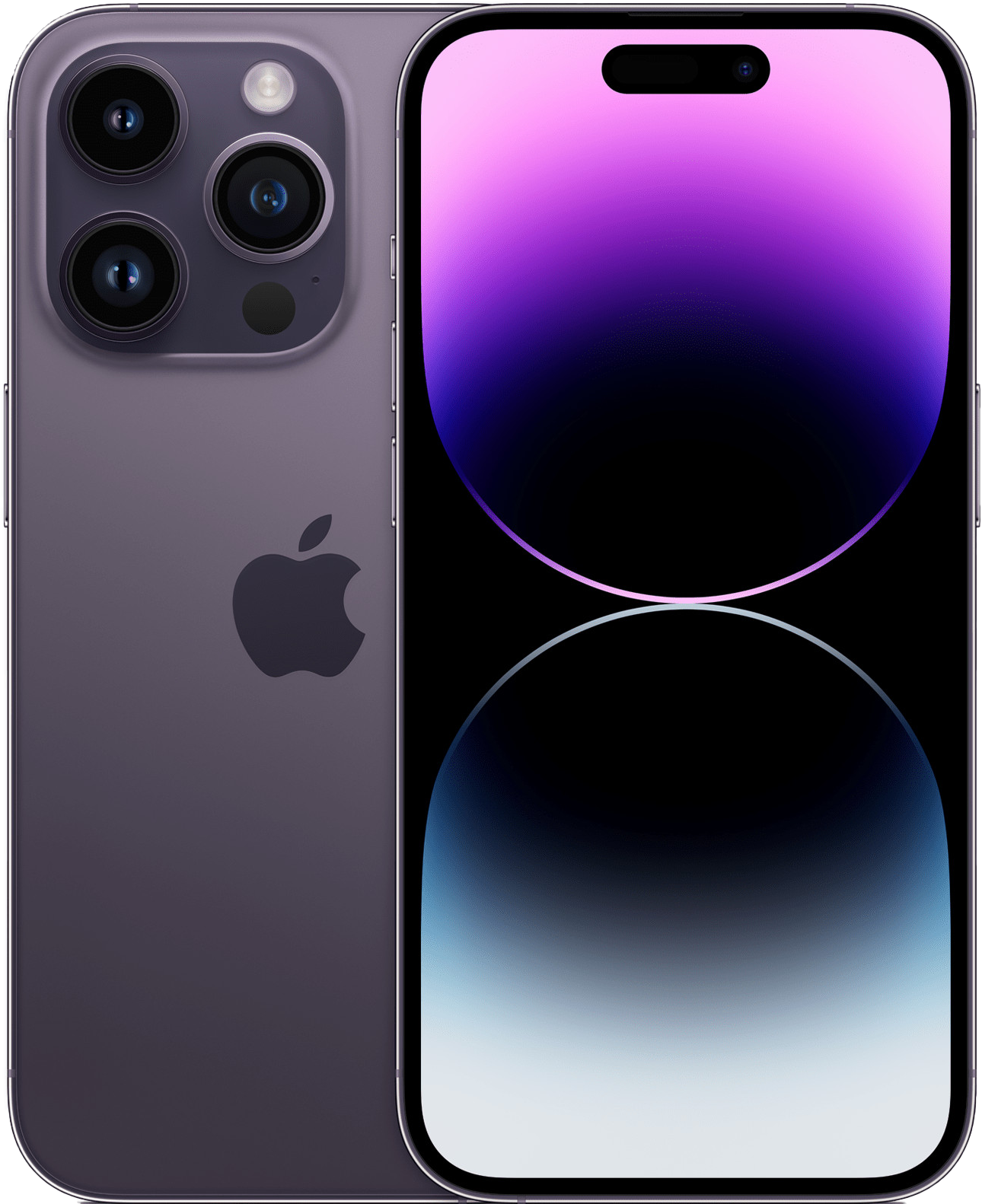 Apple iPhone 14 Pro 128 ГБ, Dual nano SIM, глубокий фиолетовый