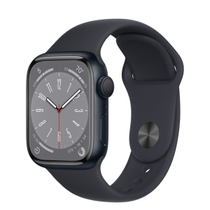 Apple Watch Series 8 41mm Midnight Aluminum Case with Sport Band, Midnight — купить в Санкт-Петербурге