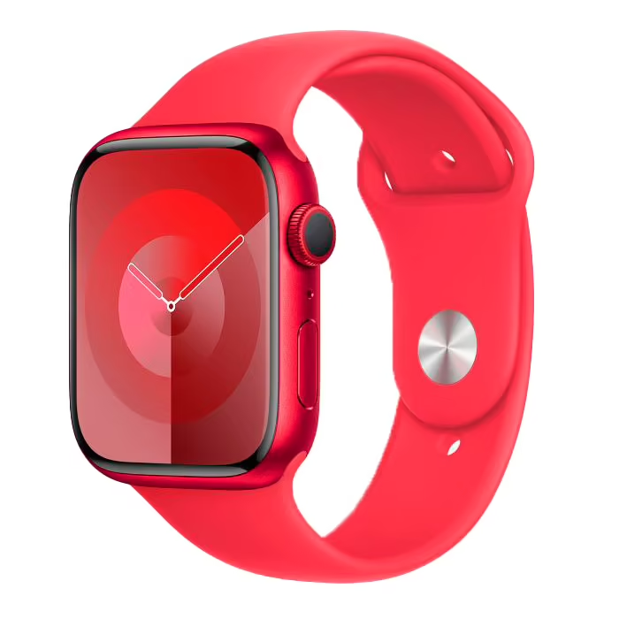 Apple Watch Series 9 GPS 41mm (корпус - RED, спортивный ремешок RED, IP6X) — купить в Санкт-Петербурге