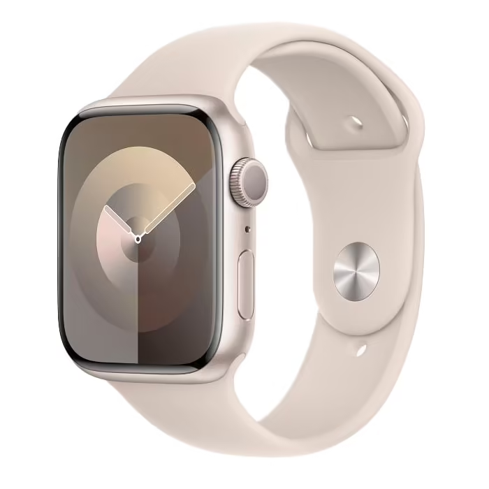 Apple Watch Series 9 GPS 41mm (корпус - сияющая звезда, спортивный ремешок сияющая звезда, IP6X) — купить в Санкт-Петербурге