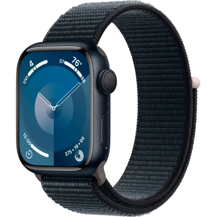 Apple Watch Series 9 41mm Midnight Aluminum Case with Midnight Sport Loop — купить в Санкт-Петербурге