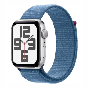 Умные часы Apple Watch SE 2 2023 GPS 44mm Silver Aluminium Case with Winter Blue Sport Loop (MRE33) — купить в Санкт-Петербурге