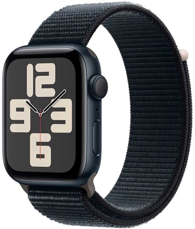 Умные часы Apple Watch SE 2 2023 GPS 44mm Midnight Aluminium Case with Midnight Sport Loop (MREA3) — купить в Санкт-Петербурге