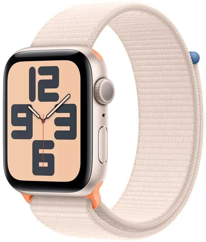 Умные часы Apple Watch SE 2 2023 GPS 40mm Starlight Aluminium Case with Starlight Sport Loop (MR9W3) — купить в Санкт-Петербурге