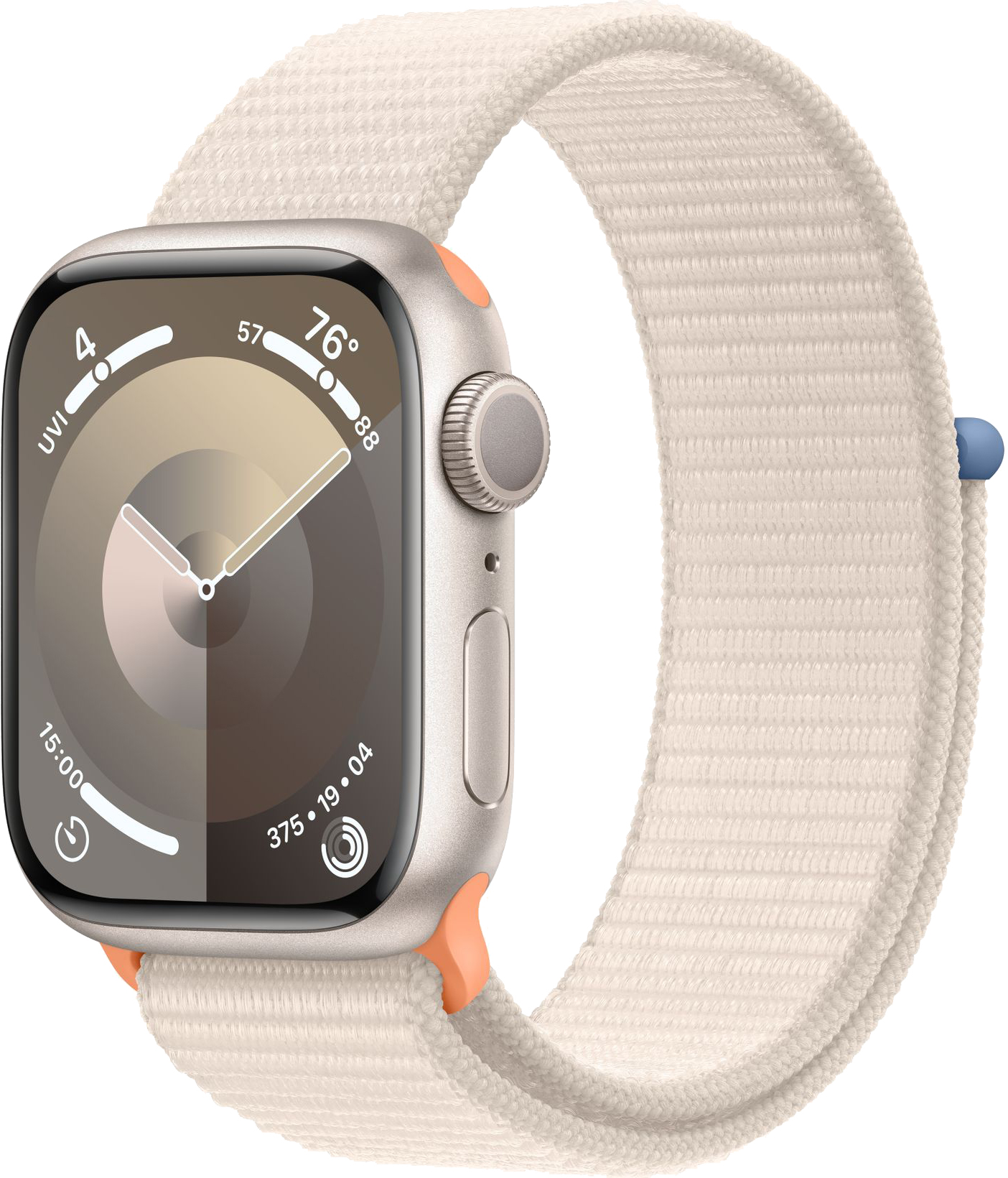 Apple Watch Series 9 41mm Starlight Aluminum Case with Starlight Sport Loop — купить в Санкт-Петербурге