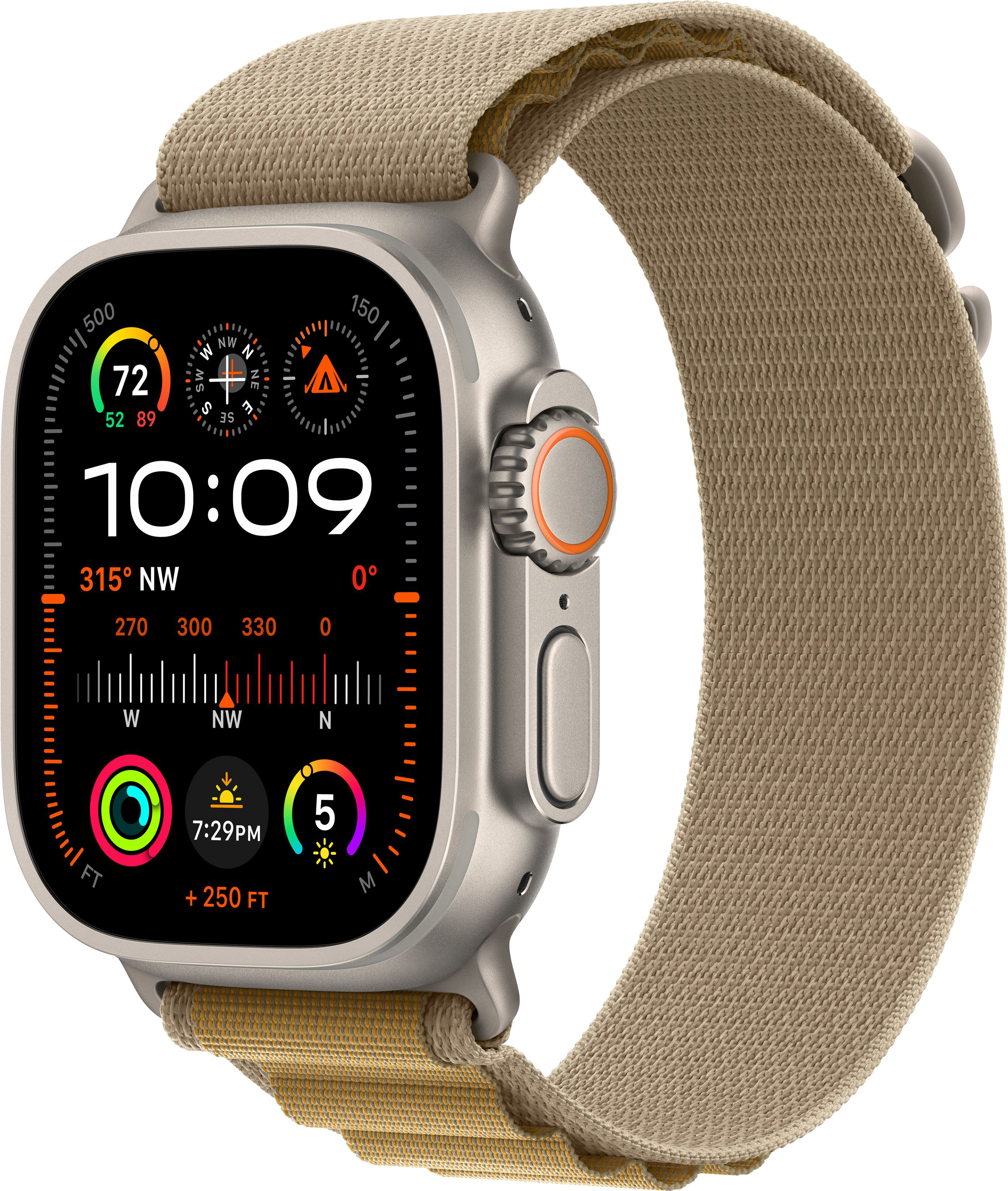 Apple Watch Ultra 2 (2024) 49mm Natural Titanium Case with Tan Alpine Loop Medium — купить в Санкт-Петербурге