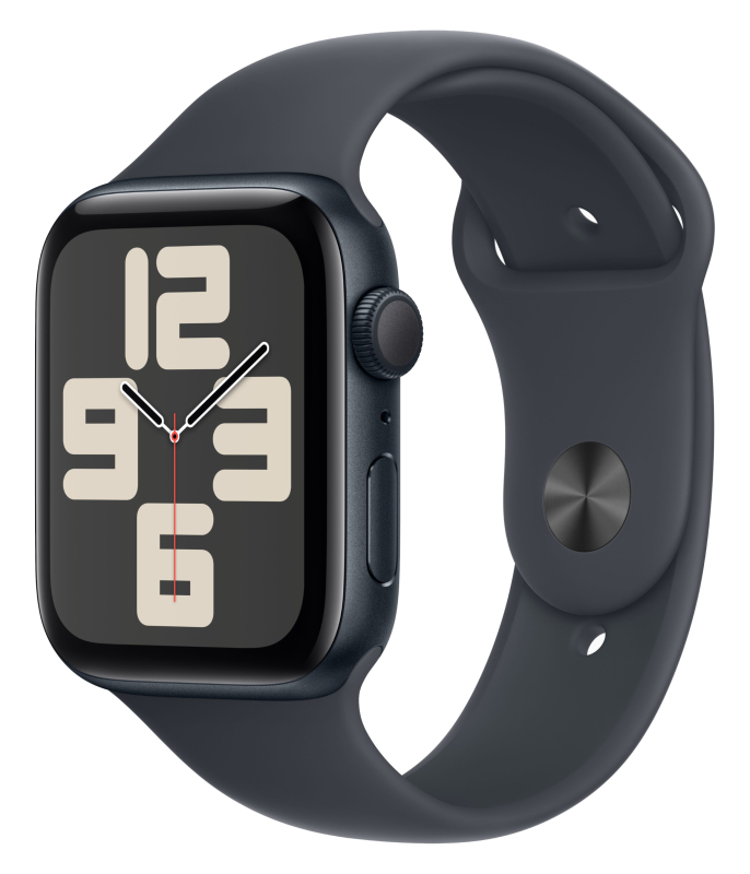 Умные часы Apple Watch SE 2 2024 44mm Midnight Aluminium Case with Midnight Sport Band — купить в Санкт-Петербурге