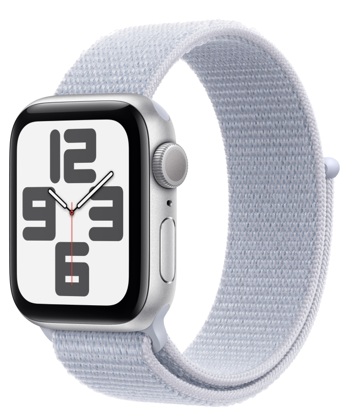 Умные часы Apple Watch SE 2 2024 40mm Silver Aluminium Case with Blue Sport Loop — купить в Санкт-Петербурге